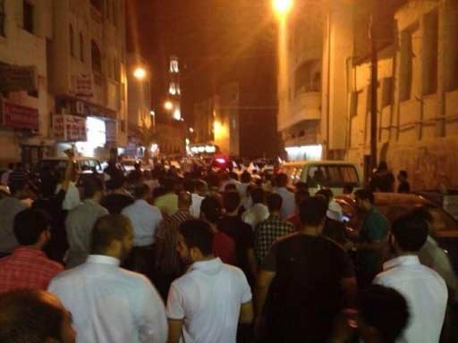 تظاهرات مسائية في المنامة ومناطق بحرينية