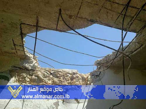 صور من آثار قصف الارهابيين لبلدة نبل بريف حلب  