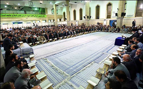 الإمام الخامنئي يؤكد ضرورة سيادة الثقافة القرآنية على المجتمع