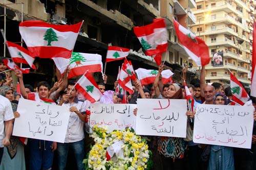 الرويس تنفض غبار الارهاب وتزيل آثار الدمار والخراب