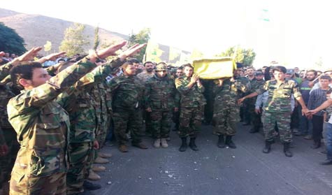 تشييع الشهيد رفعات محمد جعفر في بلدة سهلات الماء بالهرمل