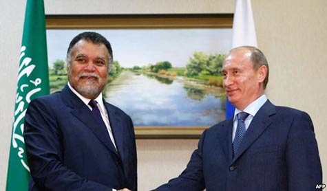 بوتين لم يبحث مع بندر بن سلطان سبل التعاون العسكري