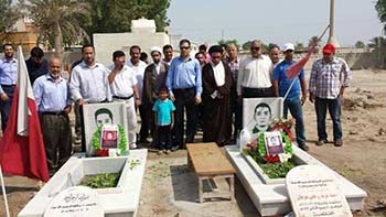 البحرينيون يجددون العهد مع الشهداء  في زيارات جماعية لمراقدهم