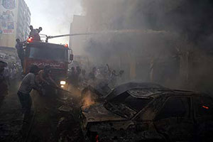 الاعلام الاسرائيلي يربط الانفجار في الضاحية بالحرب في سوريا