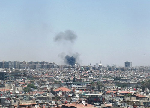 شهداء وجرحى بقصف استهدف مدنيين في دمشق