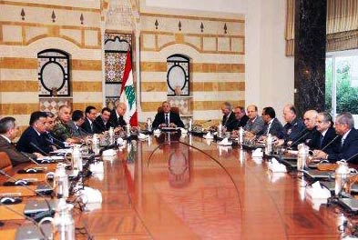 مجلس الدفاع الأعلى انعقد في بعبدا برئاسة سليمان