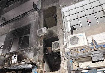 شهداء وجرحى في انفجار سيارة مفخخة في قطنا بريف دمشق