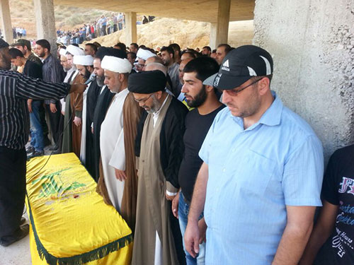 حزب الله شيّع الشهيد ذو الفقار مرضه