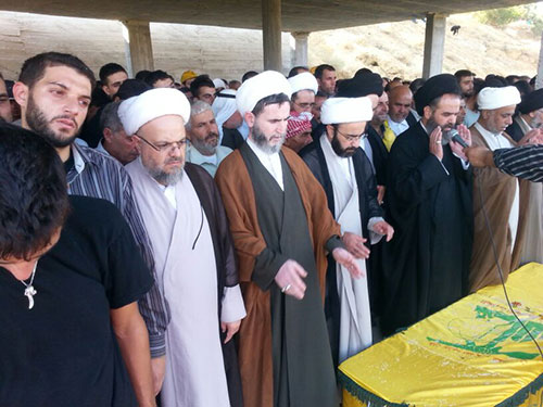 حزب الله شيّع الشهيد ذو الفقار مرضه