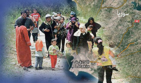 الإرهابيون يعتدون على قرى ريف اللاذقية