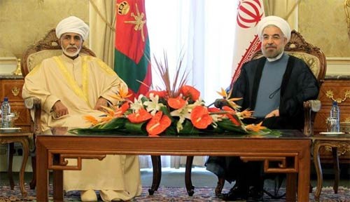 
روحاني بحث مع سلطان عمان قضايا المنطقة