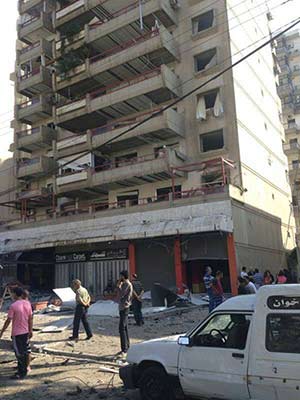 التفجير الارهابي في طرابلس سلسلة استنكارات وادانات لتفجيري طرابلس