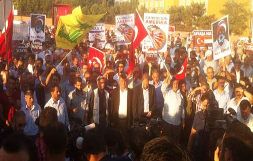 تظاهرات في تركيا منددة بالعدوان العسكري المحتمل على سوريا