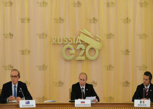 انطلاق أعمال قمة العشرين في بطرسبورغ