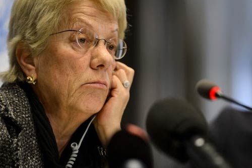 كارلا ديل بونتي: الميليشيات في سوريا ارتكبت جرائم فظيعة 