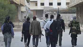 &rsquo;الجيش الحر&rsquo; يفرض الخدمة الإلزامية على الشبان في غوطة دمشق