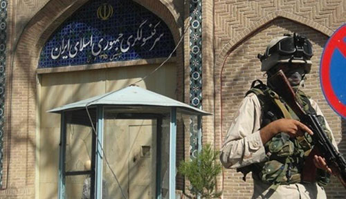
الاعتداء على قنصلية ايران في هرات الافغانية 
