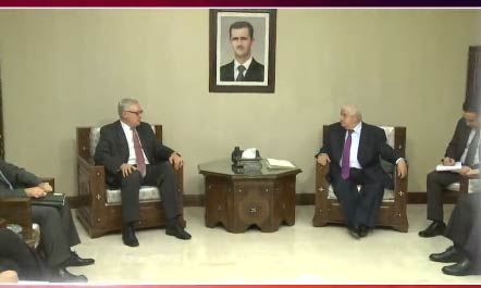 لقاء المعلم بنائب وزير الخارجية الروسي المعلم التقى نائب وزير الخارجية الروسي في دمشق .. ولافروف التقى فابيوس في موسكو