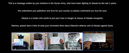الجيش السوري الالكتروني يخترق موقع المارينز