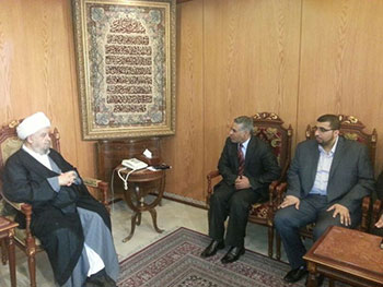 وفد منتدى البحرين بحث مع الشيخ قبلان آليات إيقاف قرار إغلاق المجلس العلمائي
