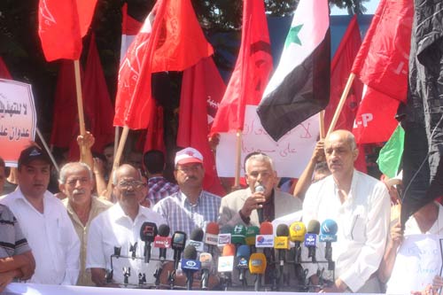 قوى اليسار الفلسطيني: الشعب السوري وحده من يقرر مصيره وأميركا لا تجلب سوى الخراب للأمة