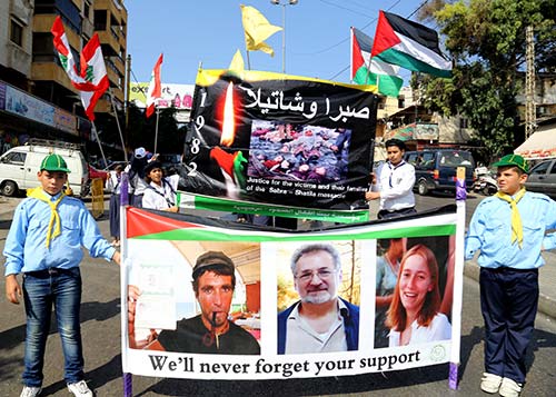 إحياء الذكرى الحادية والثلاثين لمجزرة صبرا وشاتيلا