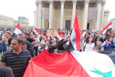 الرأي العام العالمي والعربي يرفض العدوان ضد سوريا