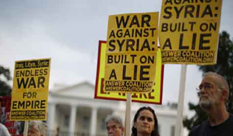 الأمريكيون يؤيّدون الحل الدبلوماسي للأزمة السورية