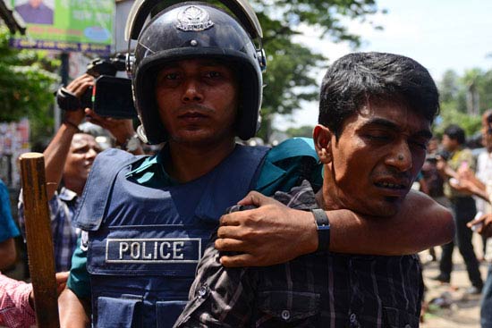 صدامات جديدة في اليوم الاخير من الاضراب العام في بنغلادش