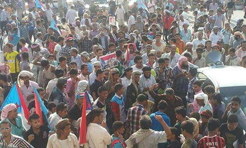 تجمع أنصار &rsquo;الحراك الجنوبي&rsquo; اليمني في عدن