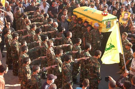 المقاومة الاسلامية شيعت الشهيد أمين فوزي مطر