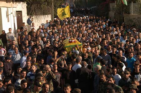 المقاومة الاسلامية شيعت الشهيد أمين فوزي مطر