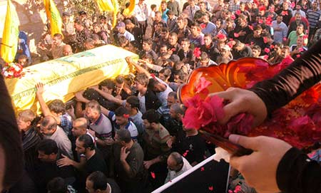 المقاومة الاسلامية شيعت الشهيد أمين فوزي مطر