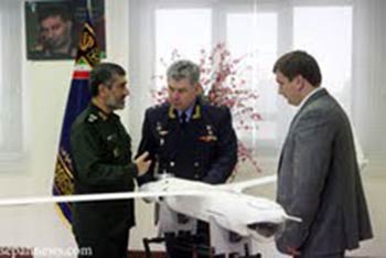 ايران تهدي روسيا طائرة إستطلاع بدون طيار 