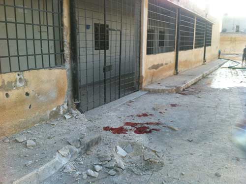 ارتكاب مجزرة بحق اطفال احدى مدارس بلدة الزهراء