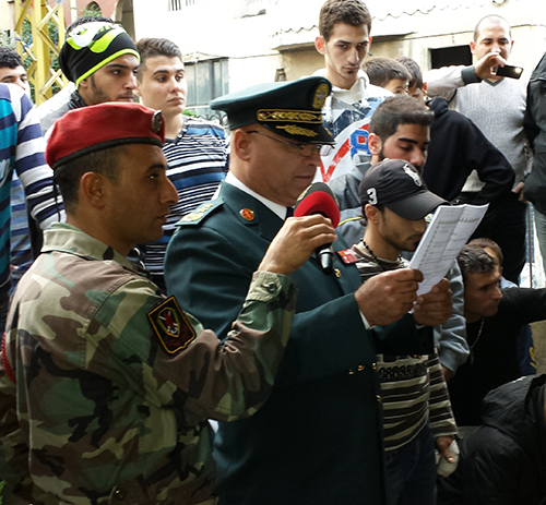تشييع المجند عبد الكريم فرحات في برج البراجنة