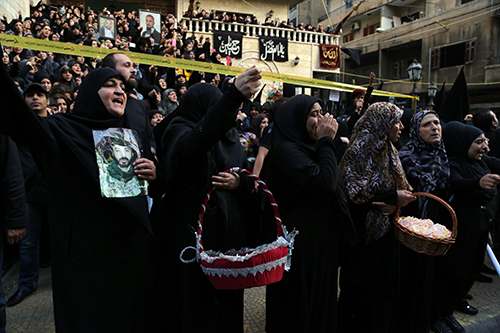 تشييع شهداء تفجيري السفارة الايرانية