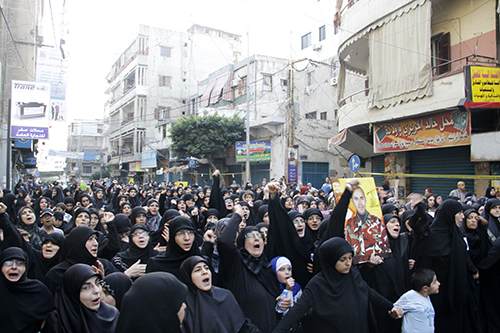 جماهير المقاومة شيّعت ثلّة من شهداء تفجير السفارة الايرانية