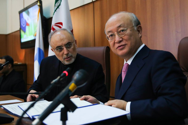 اتفاق نووي بين ايران والدولية للطاقة الذرية 
