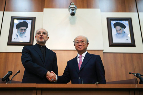 اتفاق نووي بين ايران والدولية للطاقة الذرية 
