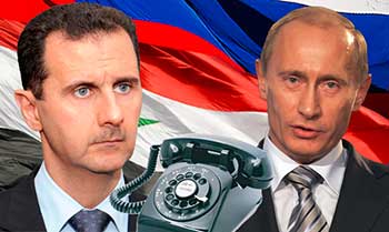 بوتين يتصل بالاسد