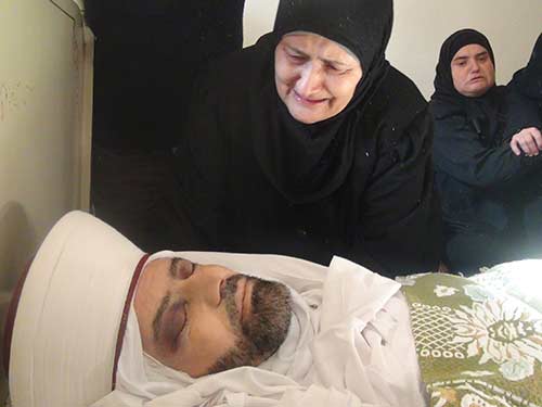 تشييع الشيخ الشهيد غية في تكريت