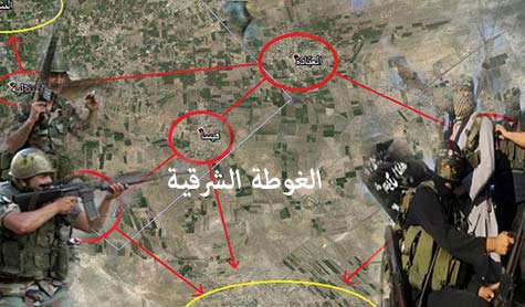 مقتل عشرات المسلحين في معارك ضارية بالغوطة الشرقية 