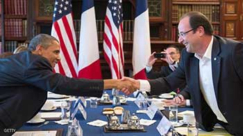 أوباما وهولاند: على ايران تقديم رد إيجابي حول الملف النووي 