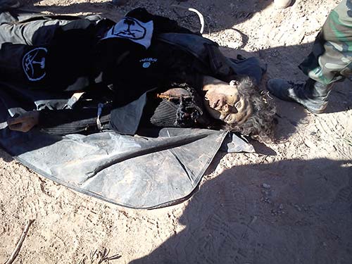 الجيش السوري يتصدى للمسلحين في بلدة معترم بريف ادلب