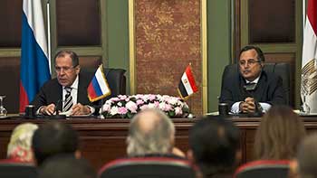 لافروف: موسكو تحترم حق المصريين في تقرير مصيرهم 