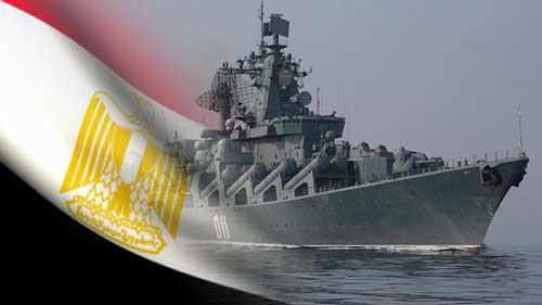 طراد &rsquo;فارياغ&rsquo; الروسي يزور الاسكندرية بمصر