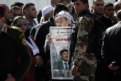 جنازة رسمية للشهيد أبو عين في رام الله