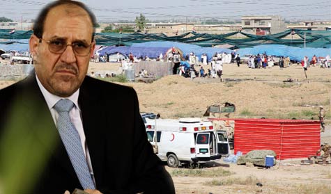 المالكي: سنلاحق مسلحي الأنبار والإنتخابات في موعدها