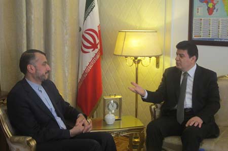 عبد اللهيان استقبل السفير السوري في ايران عبد اللهيان استقبل السفير السوري في ايران